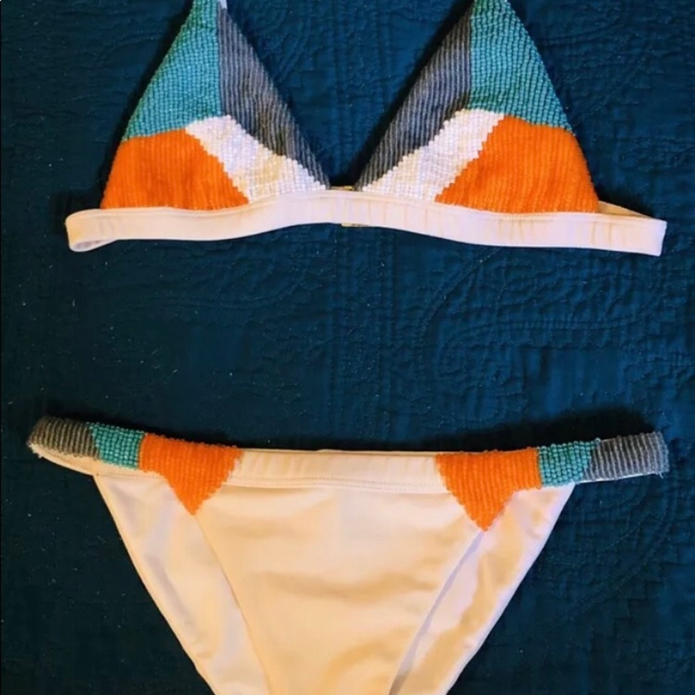 Sky Staghorn, Beaded, bikini